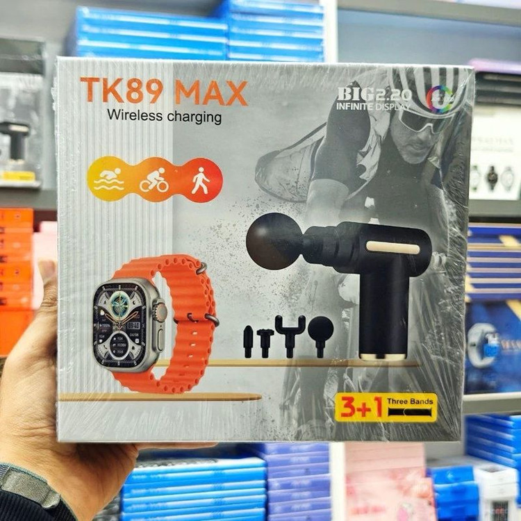 ساعت هوشمند TK89 MAXبه همراه ماساژور