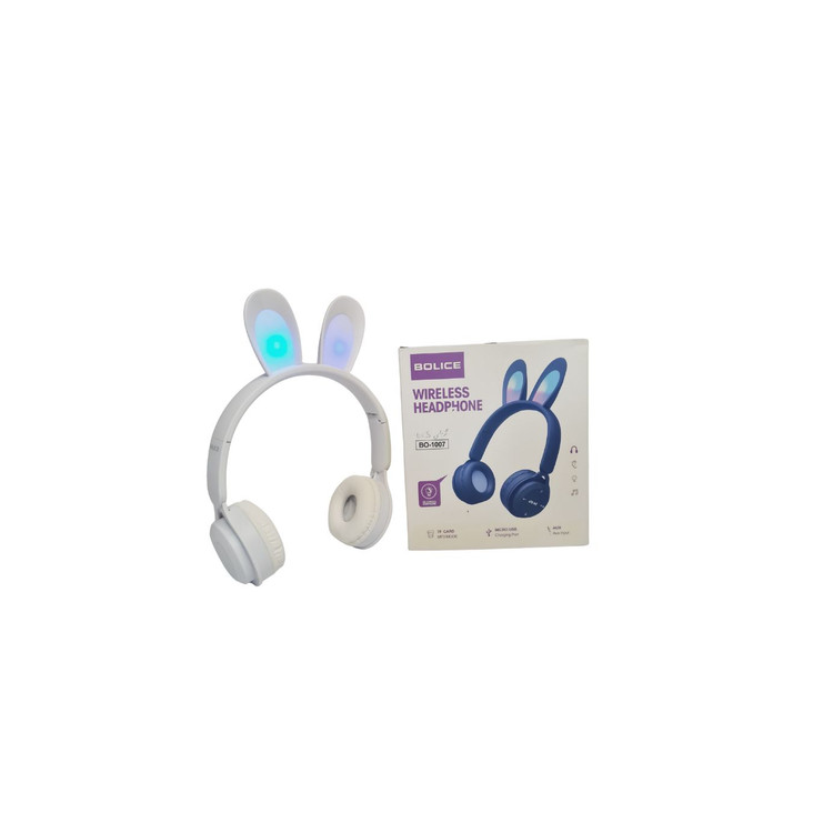 هدفون بلوتوثی طرح خرگوشی برند bolice مدل bo-1007
