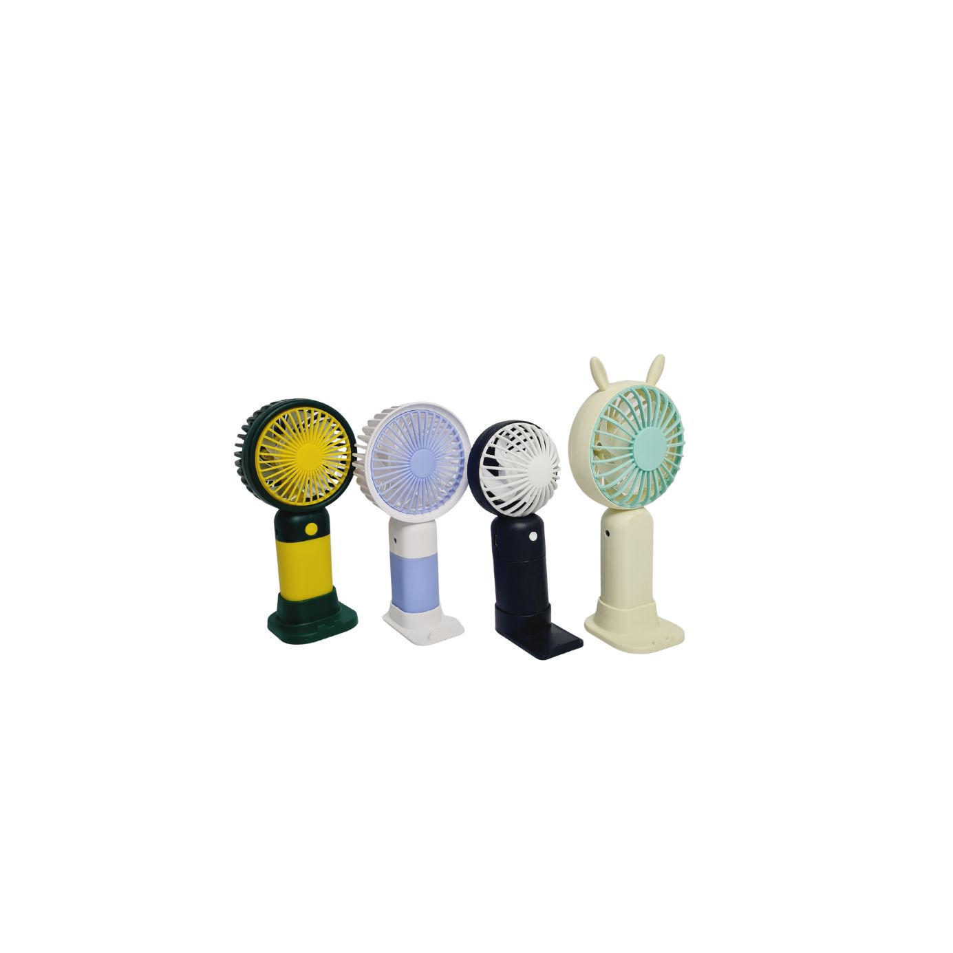پنکه شارژی دستی و رو میزی MINI FAN با هلدر موبایل