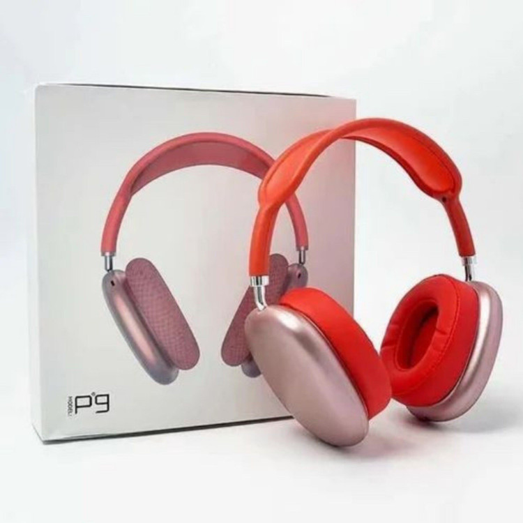 هدفون بیسیم P9 مکالمه موزیک باکیفیت رم بلوتوث AUX...