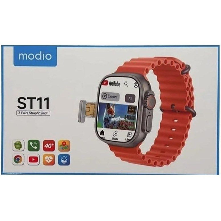 ساعت هوشمند سیمکارت خور مودیو مدل ST- 1 1 با نمایشگر AMOLED