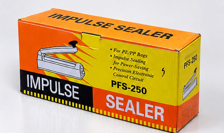 دستگاه پرس حرارتی و دوخت پلاستیک برقی اورجینال 25 سانت ایمپالس سلر PFS-250