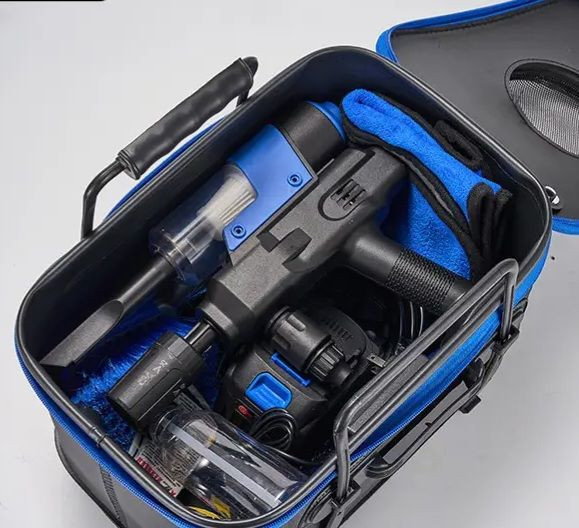 کارواش شارژی چند کاره قابل حمل Wash Gun 18000 mAh Blue Fire مدل 3 در 1 بلوفایر